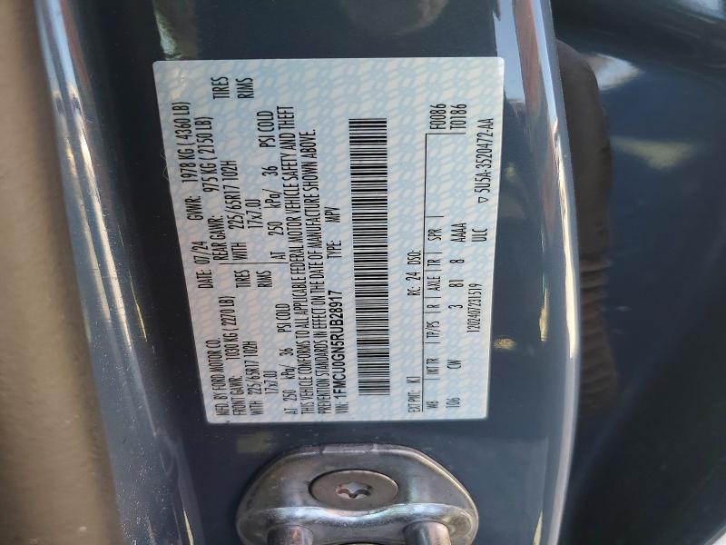 52663756 :رقم المزاد ، 1FMCU0GN5RUB28917 vin ، 2024 Ford Escape مزاد بيع