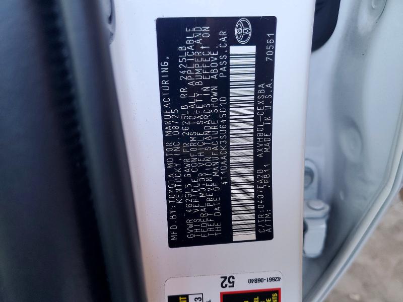 Aukcja sprzedaży 2025 Toyota Camry, vin: 4T1DAACK3SU645010, numer aukcji: 53830376