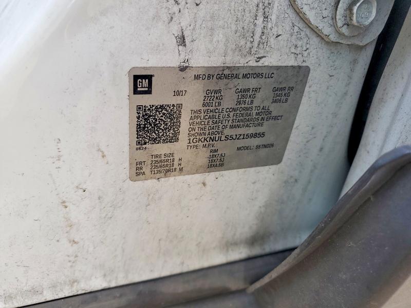 Aukcja sprzedaży 2018 Gmc Acadia, vin: 1GKKNULS5JZ159855, numer aukcji: 53914486