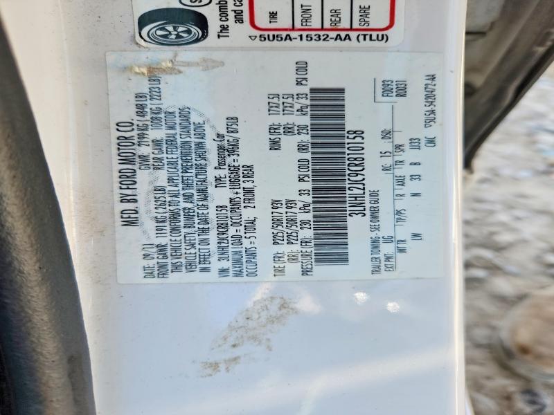 Aukcja sprzedaży 2012 Lincoln Townhouse Mkz, vin: 3LNHL2JC9CR810158, numer aukcji: 52380256