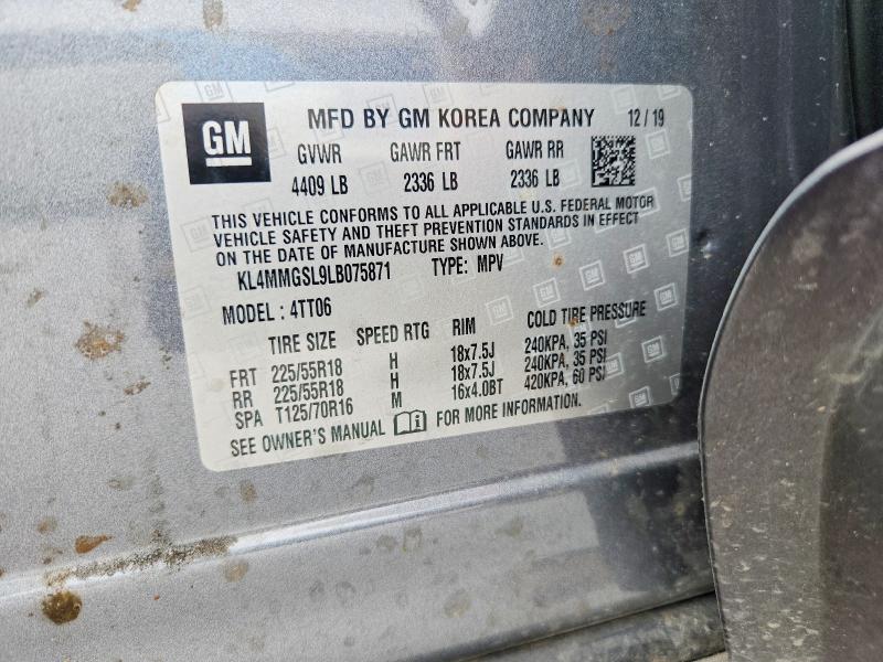 Продажа на аукционе авто 2020 Buick Encore Gx, vin: KL4MMGSL9LB075871, номер лота: 55546086