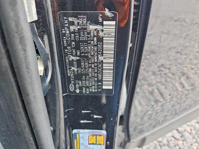 Продаж на аукціоні авто 2013 Hyundai Tucson, vin: KM8JUCAC7DU642082, номер лоту: 53044646