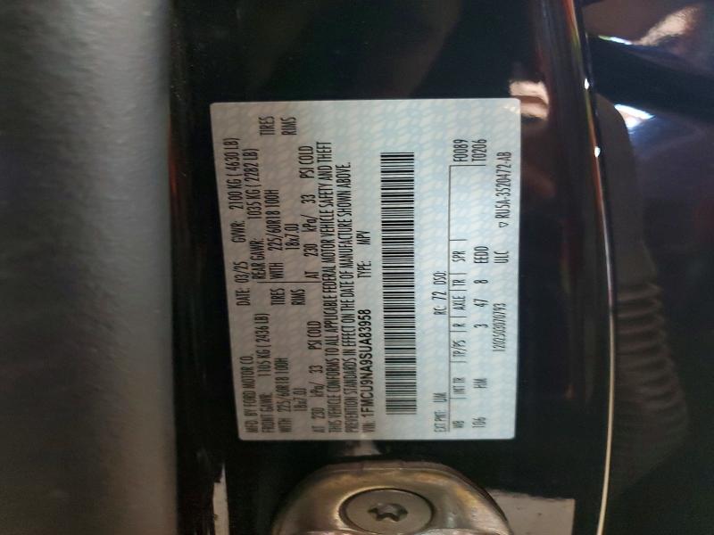 Aukcja sprzedaży 2025 Ford Escape, vin: 1FMCU9NA9SUA83958, numer aukcji: 52422136