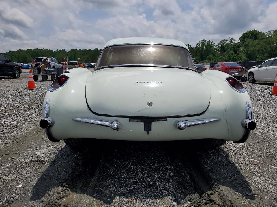 55021956 :رقم المزاد ، E57S105422 vin ، 1957 Chevrolet Corvette مزاد بيع