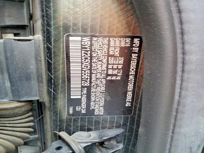 Продажа на аукционе авто 2016 Bmw I3, vin: WBY1Z2C5XGV556728, номер лота: 54767416