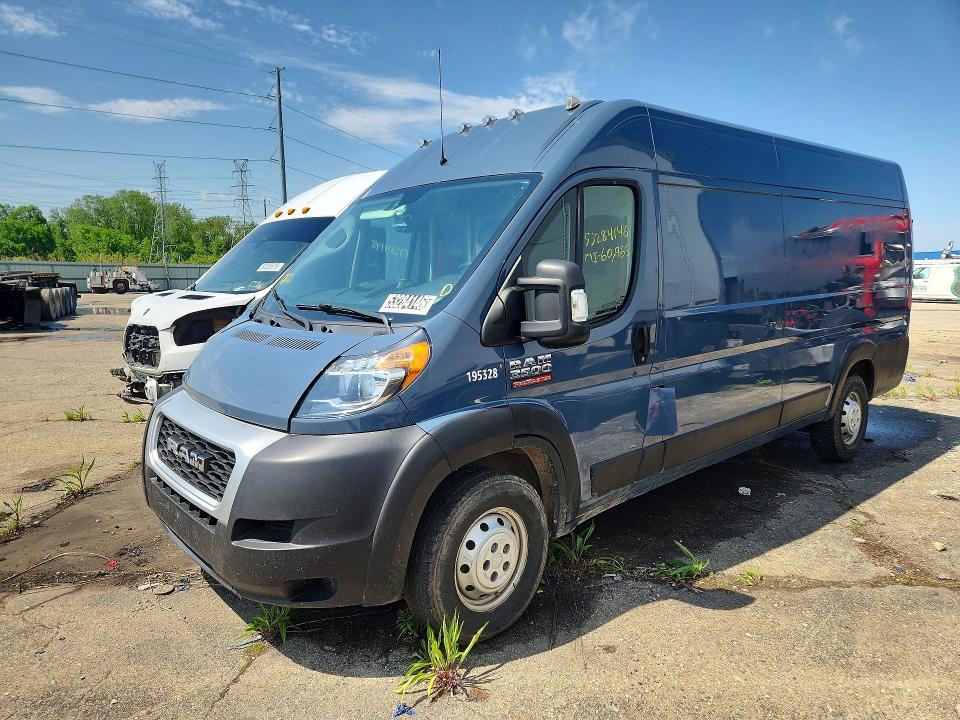 53284146 :رقم المزاد ، 3C6URVJG5LE145103 vin ، 2020 Ram Promaster 3500 مزاد بيع