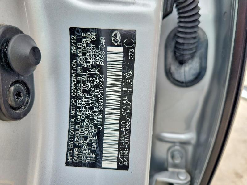 54826386 :رقم المزاد ، JTHBK1GG6D2019463 vin ، 2013 Lexus Es مزاد بيع