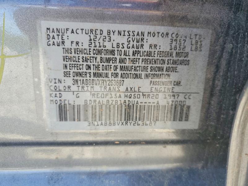 Продаж на аукціоні авто 2024 Nissan Sentra, vin: 3N1AB8BVXRY263687, номер лоту: 52048836