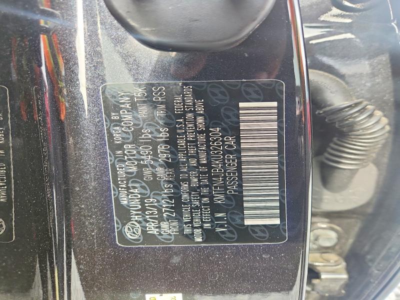 52758366 :رقم المزاد ، KMTFN4JB4KU326304 vin ، 2019 Genesis G80 مزاد بيع