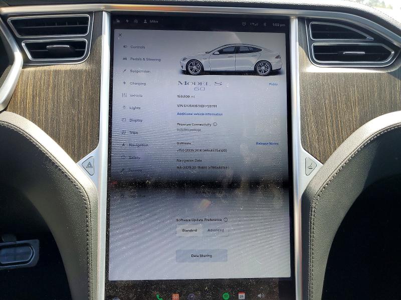 Продаж на аукціоні авто 2014 Tesla Model S, vin: 5YJSA1S1XEFP28791, номер лоту: 54547536