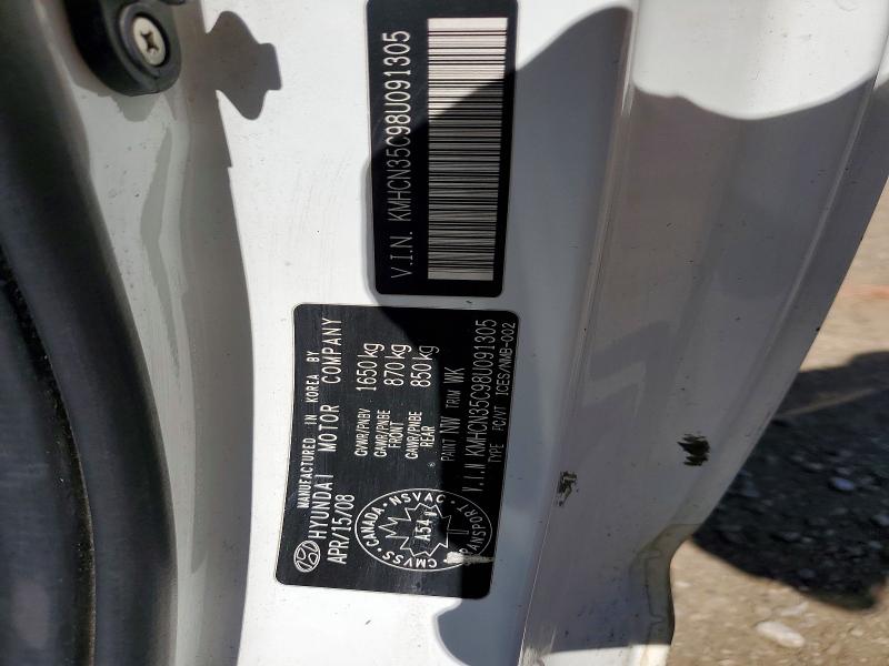 Продаж на аукціоні авто 2008 Hyundai Accent, vin: KMHCN35C98U091305, номер лоту: 53795226