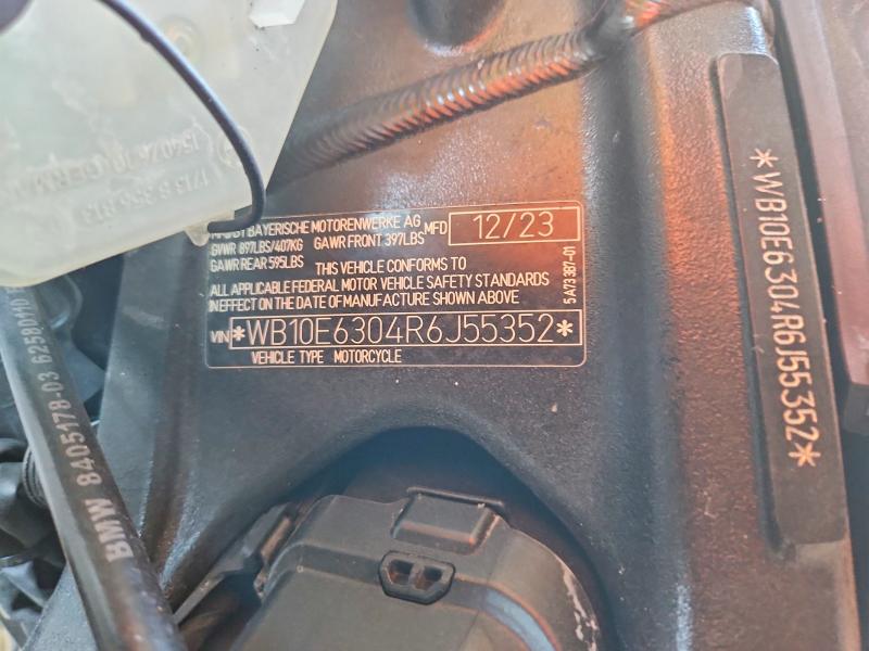 Продажа на аукционе авто 2024 Bmw S 1000, vin: WB10E6304R6J55352, номер лота: 52677666