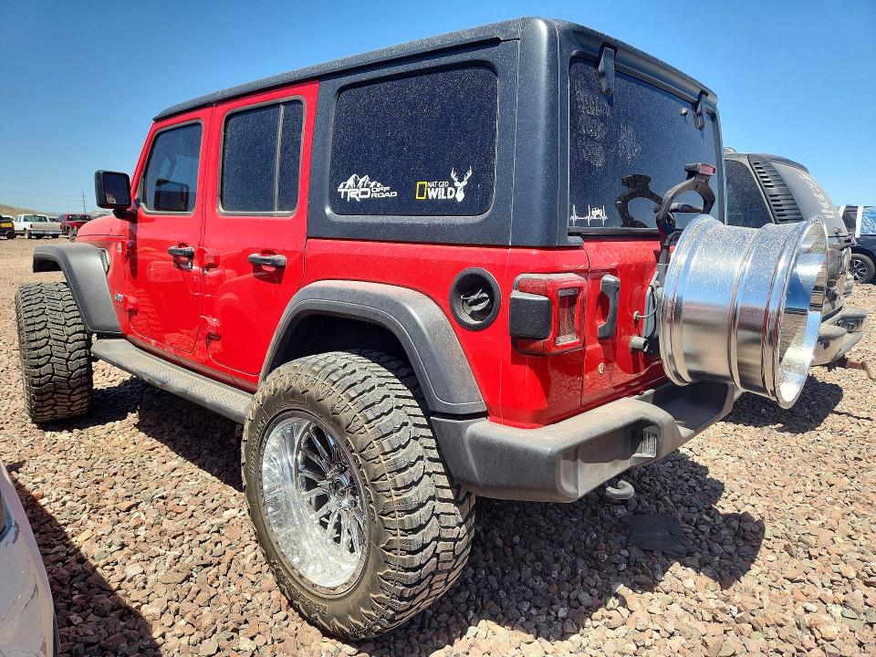 2018 Jeep Wrangler Unlimited მანქანა იყიდება აუქციონზე, vin: 1C4HJXDG5JW201097, აუქციონის ნომერი: 46389196