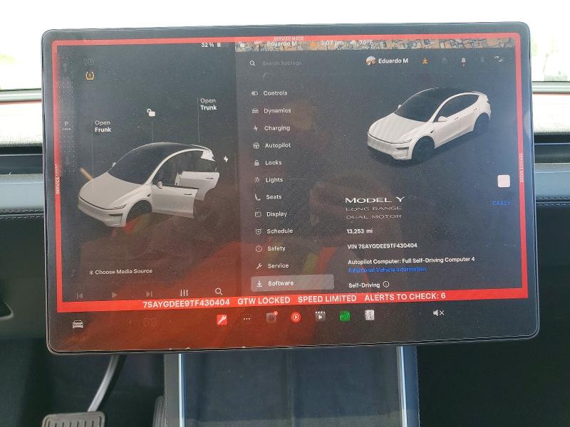 Продаж на аукціоні авто 2026 Tesla Model Y, vin: 7SAYGDEE9TF430404, номер лоту: 50463266