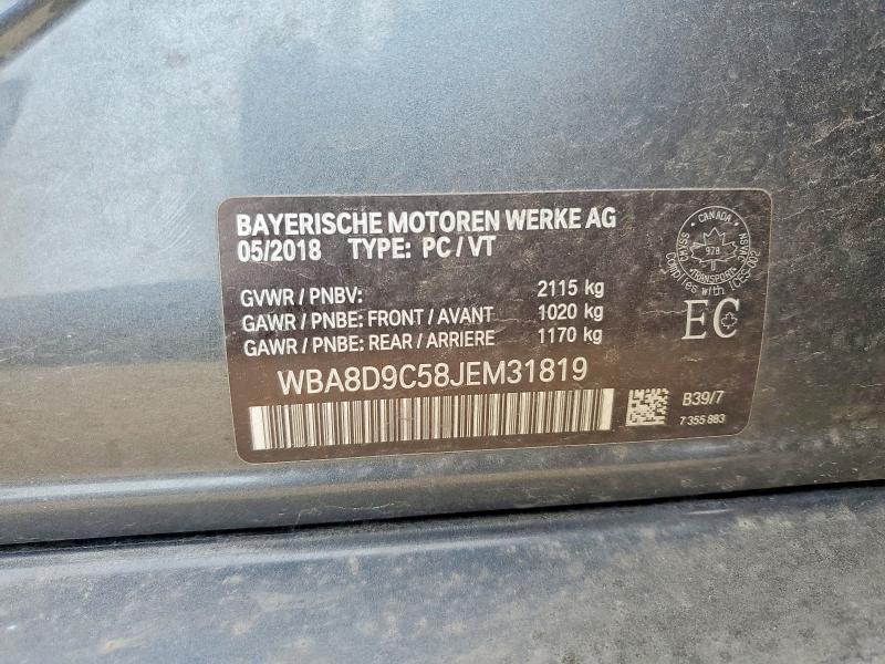 54671956 :رقم المزاد ، WBA8D9C58JEM31819 vin ، 2018 Bmw 330 مزاد بيع