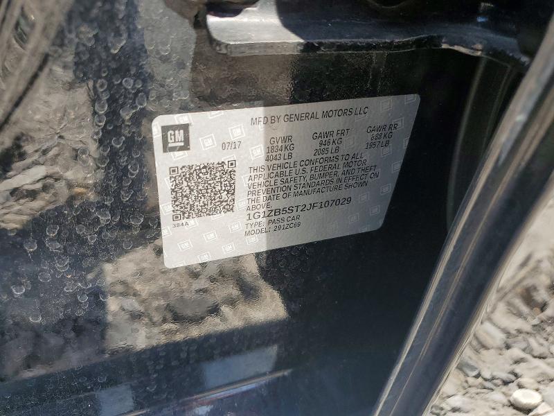 Продаж на аукціоні авто 2018 Chevrolet Malibu, vin: 1G1ZB5ST2JF107029, номер лоту: 51422026