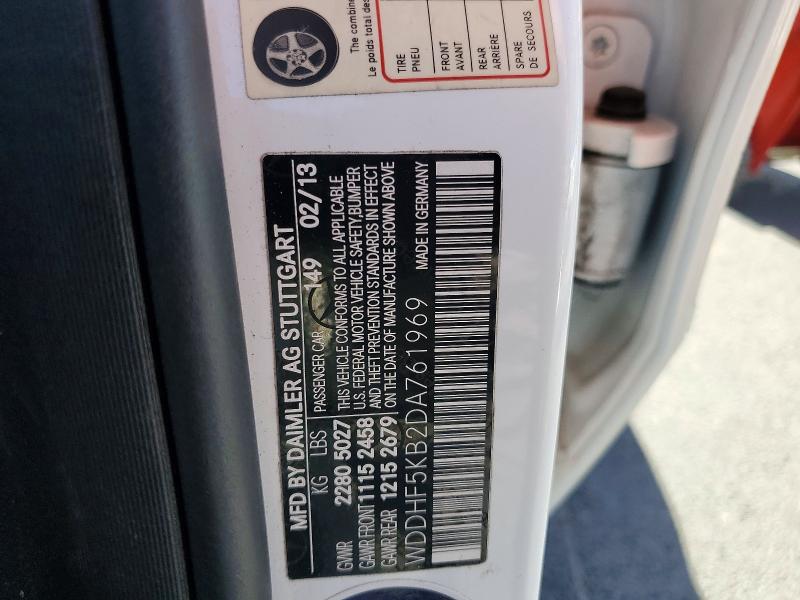 Aukcja sprzedaży 2013 Mercedes-benz E, vin: WDDHF5KB2DA761969, numer aukcji: 54538806