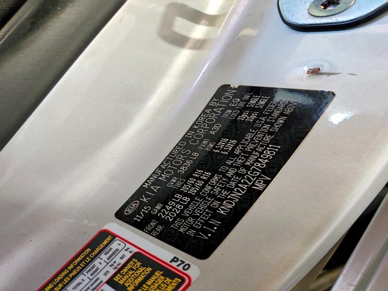 Aukcja sprzedaży 2016 Kia Soul, vin: KNDJN2A22G7849811, numer aukcji: 53705906