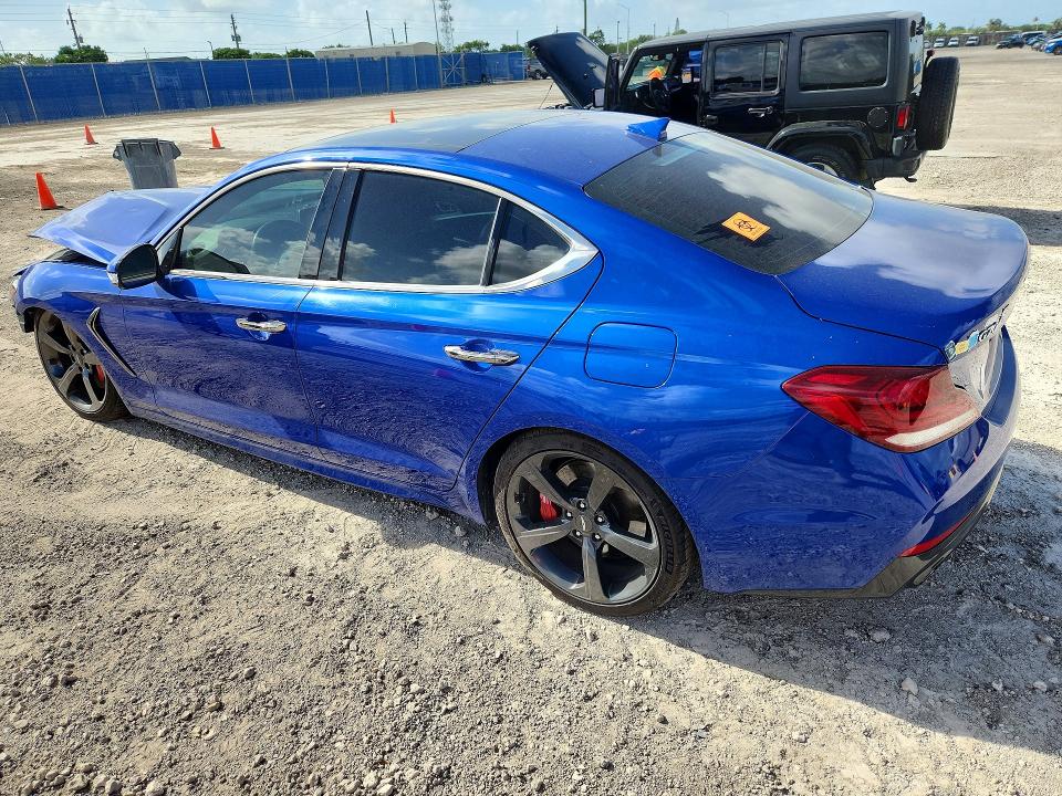 54694156 :رقم المزاد ، KMTG34LE4KU015277 vin ، 2019 Genesis G70 مزاد بيع