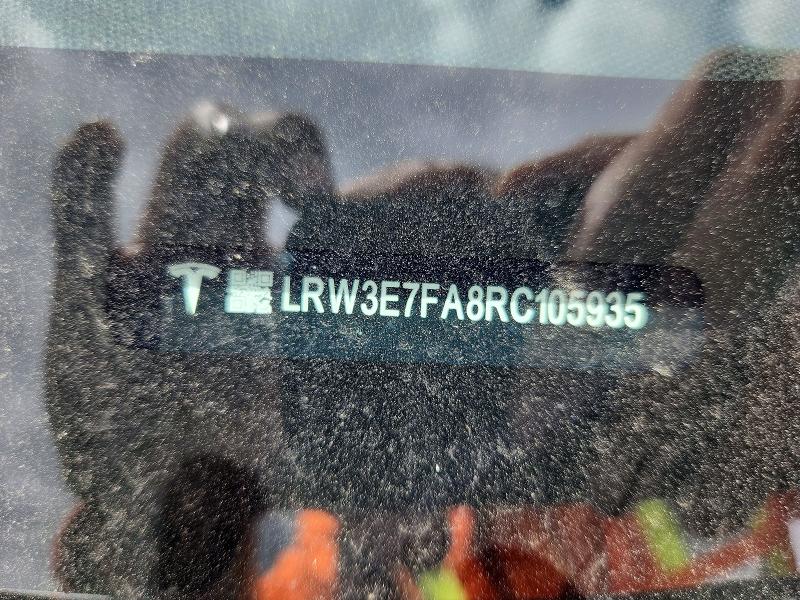 Продаж на аукціоні авто 2024 Tesla Model 3, vin: LRW3E7FA8RC105935, номер лоту: 52834566