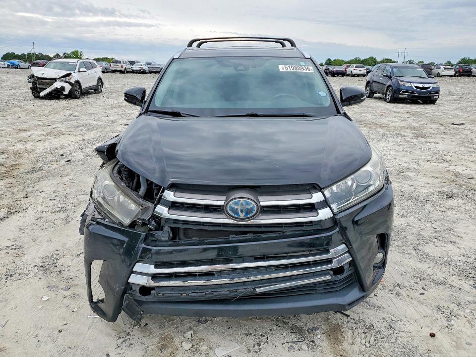 51980936 :رقم المزاد ، 5TDDGRFH8JS039979 vin ، 2018 Toyota Highlander Hybrid مزاد بيع