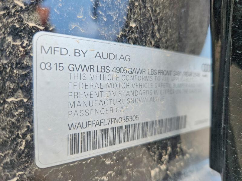 Aukcja sprzedaży 2015 Audi A4, vin: WAUFFAFL7FN035305, numer aukcji: 54678346