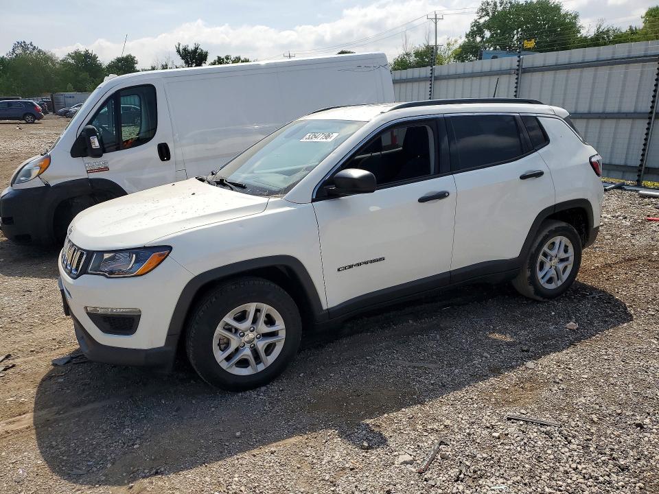 Auction sale of the 2019 Jeep Compass, vin: 3C4NJCAB9KT848002, lot number: 53547196
