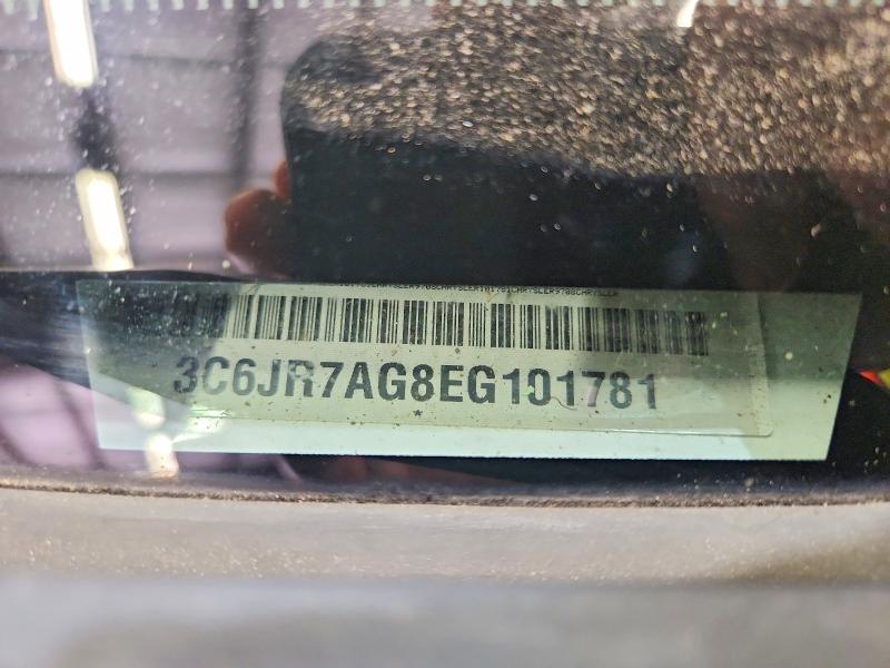 53741856 :رقم المزاد ، 3C6JR7AG8EG101781 vin ، 2014 Ram 1500 مزاد بيع