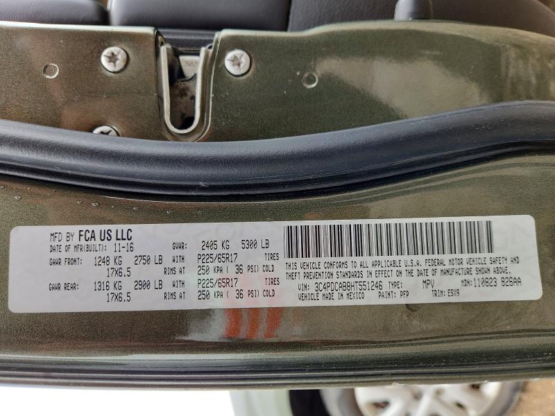 Продаж на аукціоні авто 2017 Dodge Journey, vin: 3C4PDCAB8HT551246, номер лоту: 54170136