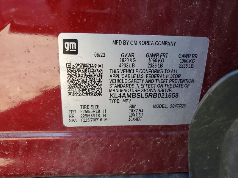 Продаж на аукціоні авто 2024 Buick Encore Gx, vin: KL4AMBSL5RB021658, номер лоту: 54530346