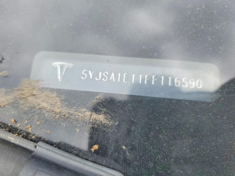 Aukcja sprzedaży 2015 Tesla Model S, vin: 5YJSA1E11FF116590, numer aukcji: 55211256