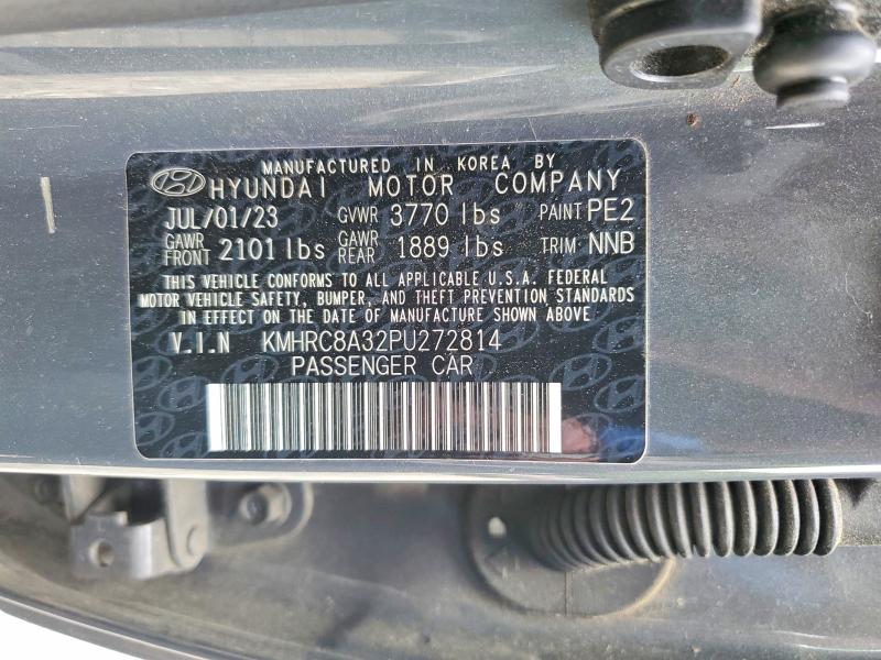 52221196 :رقم المزاد ، KMHRC8A32PU272814 vin ، 2023 Hyundai Venue مزاد بيع