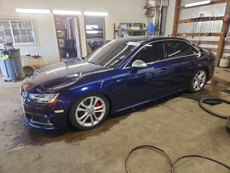 53983626 :رقم المزاد ، WAUB4AF42JA045494 vin ، 2018 Audi S4 مزاد بيع
