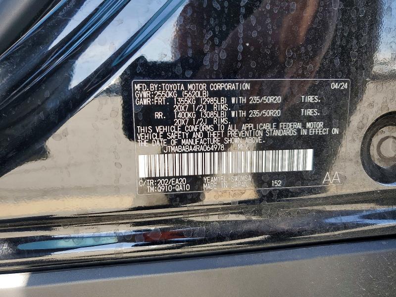 Продаж на аукціоні авто 2024 Subaru Solterra, vin: JTMABABA4RA064978, номер лоту: 54106296