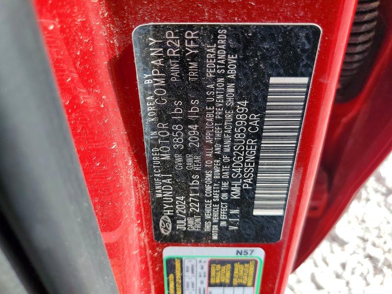 Aukcja sprzedaży 2025 Hyundai Elantra, vin: KMHLS4DG2SU859894, numer aukcji: 54083026