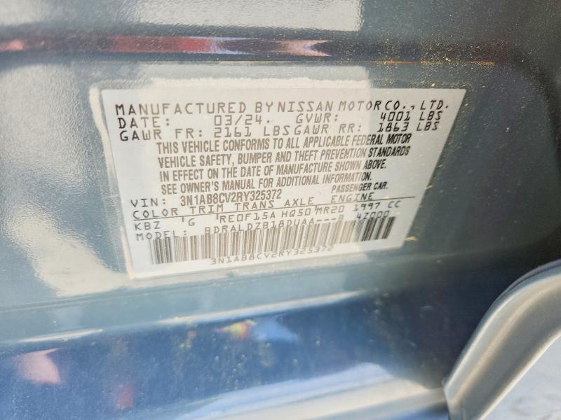 Продажа на аукционе авто 2024 Nissan Sentra, vin: 3N1AB8CV2RY325372, номер лота: 53125186
