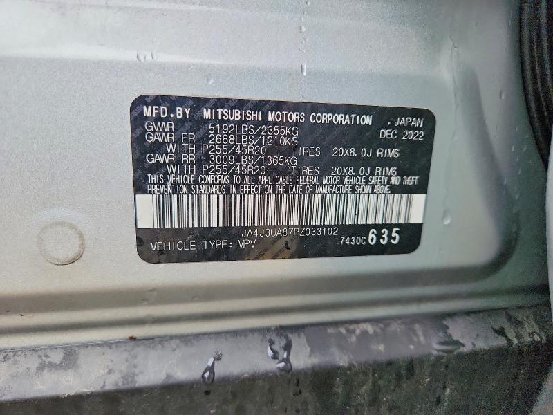Aukcja sprzedaży 2023 Mitsubishi Outlander, vin: JA4J3UA87PZ033102, numer aukcji: 55082966