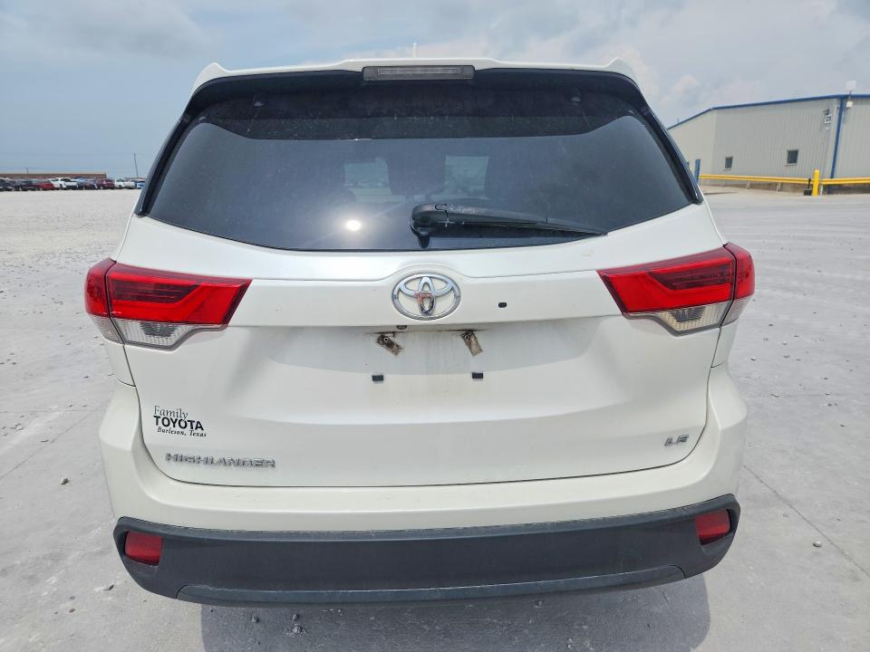 2019 Toyota Highlander მანქანა იყიდება აუქციონზე, vin: 5TDZZRFH0KS311636, აუქციონის ნომერი: 54260886