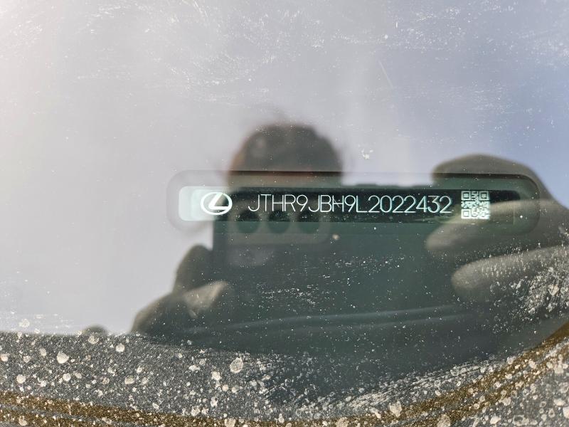 Auction sale of the 2020 Lexus Ux, vin: JTHR9JBH9L2022432, lot number: 52846036