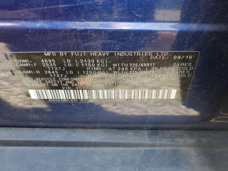 52312996 :رقم المزاد ، 4S4BSACC8H3259811 vin ، 2017 Subaru Outback مزاد بيع