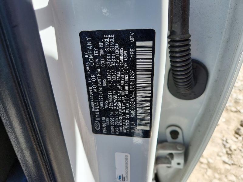 Продажа на аукционе авто 2018 Hyundai Kona, vin: KM8K62AA4JU081634, номер лота: 54080246