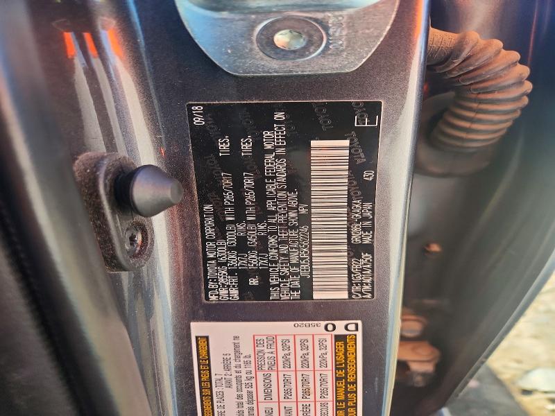 Продажа на аукционе авто 2019 Toyota 4runner, vin: JTEBU5JR5K5622246, номер лота: 53039246