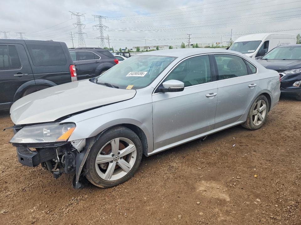 54090496 :رقم المزاد ، 1VWBT7A38EC118205 vin ، 2014 Volkswagen Passat مزاد بيع