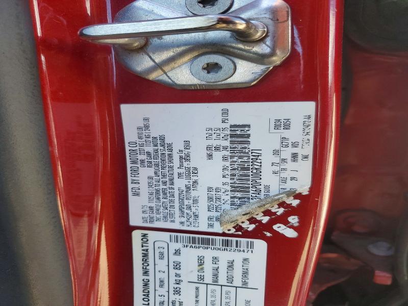 Продаж на аукціоні авто 2016 Ford Fusion, vin: 3FA6P0PU0GR229471, номер лоту: 52761256