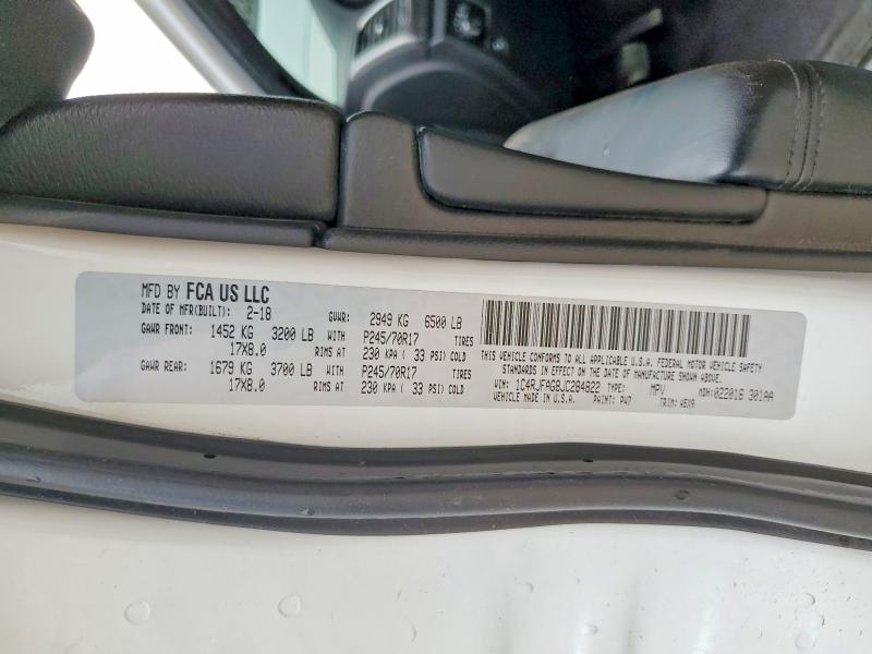 2018 Jeep Grand Cherokee მანქანა იყიდება აუქციონზე, vin: 1C4RJFAG8JC284822, აუქციონის ნომერი: 52302706