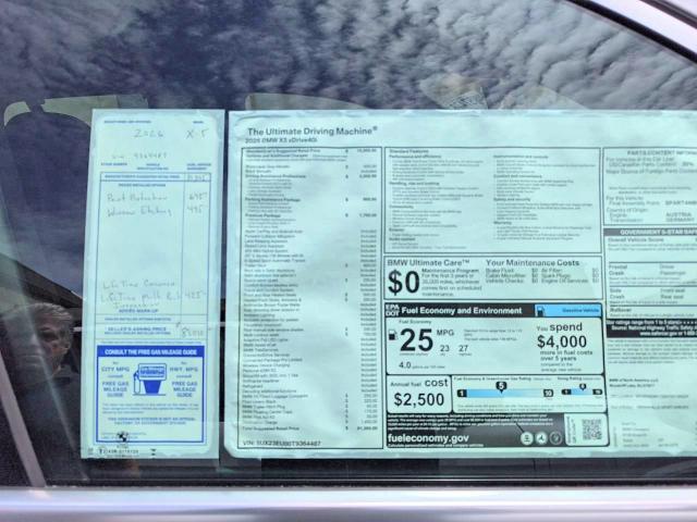 2026 Bmw X5 მანქანა იყიდება აუქციონზე, vin: 5UX23EU00T9364487, აუქციონის ნომერი: 54839316