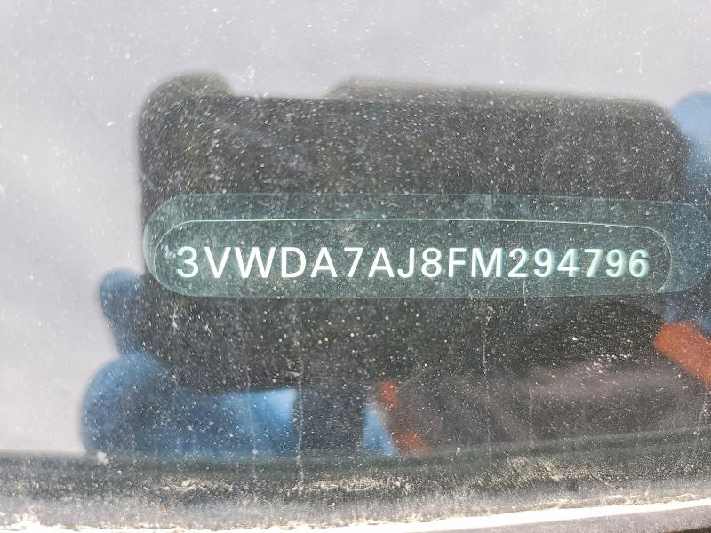52001606 :رقم المزاد ، 3VWDA7AJ8FM294796 vin ، 2015 Volkswagen Jetta مزاد بيع
