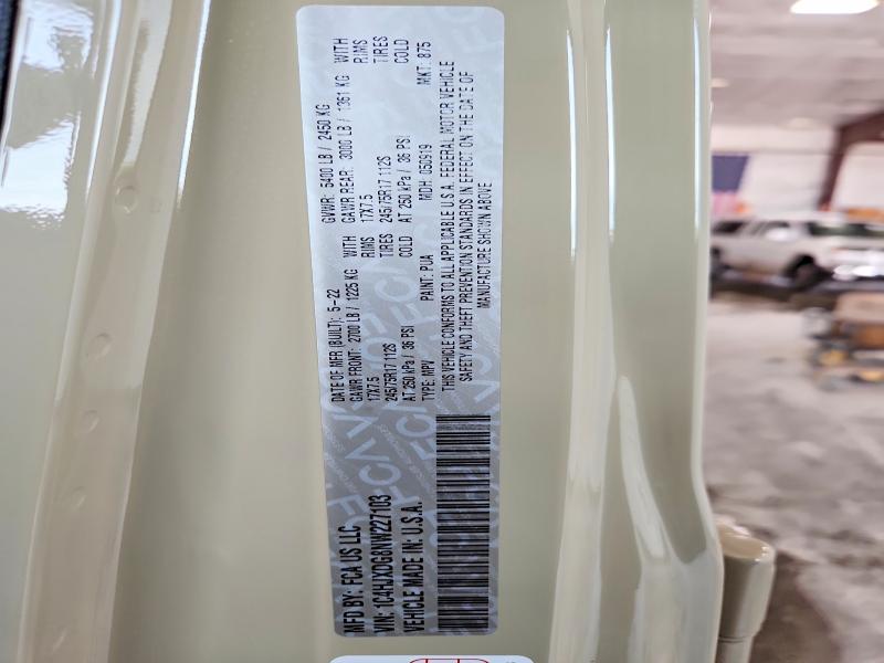 Продаж на аукціоні авто 2022 Jeep Wrangler Unlimited, vin: 1C4HJXDG8NW227103, номер лоту: 54123096