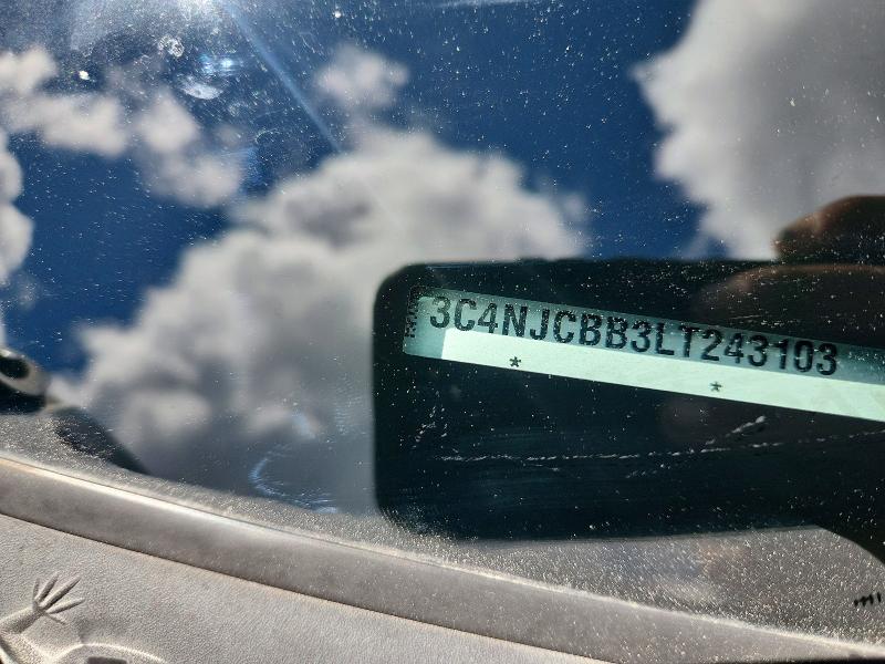 Aukcja sprzedaży 2020 Jeep Compass, vin: 3C4NJCBB3LT243103, numer aukcji: 54495386