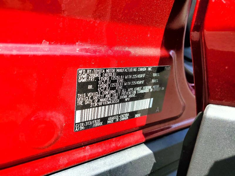 Aukcja sprzedaży 2025 Toyota Rav4, vin: 2T3K1RFVXSW436558, numer aukcji: 53836886